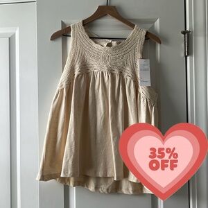 Women’s crocheted tank